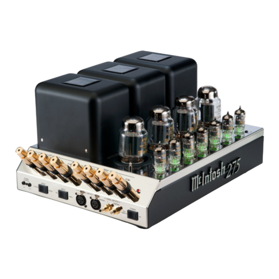 McIntosh MC275 Connection Diagrams