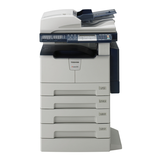 Toshiba E-Studio 245 Operator's Manual