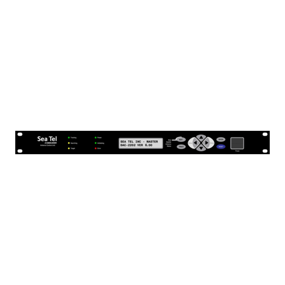 Sea Tel DAC-2202 Installation And Operation Manual