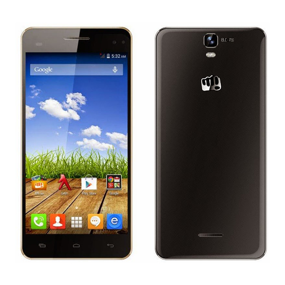 Micromax A190 User Manual