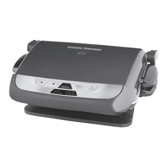 George Foreman GRP5 Instructions & Warranty