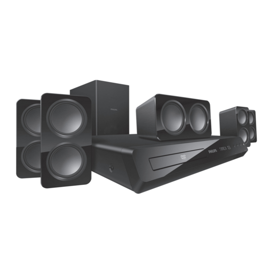 Philips Immersive HTS3539/51 Quick Start Manual
