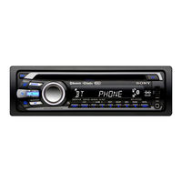Sony MEX-BT3700U Operating Instructions Manual