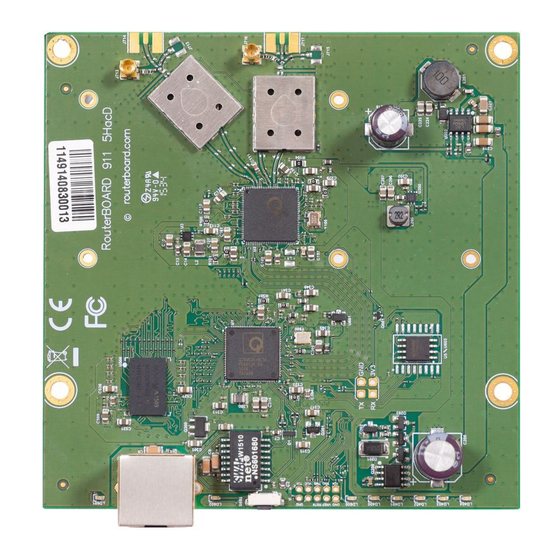 MikroTik RouterBOARD 911 Lite5 ac Quick Setup Manual