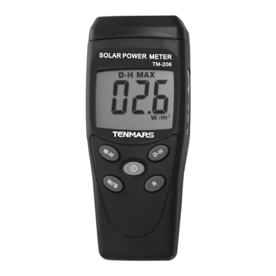 Tenmars SM206 User Manual