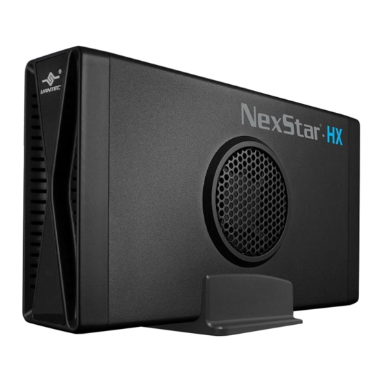 Vantec NexStar-HX NST-387S3-BK Installation Manual