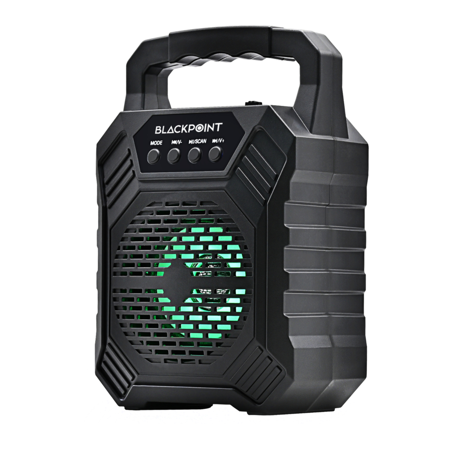 BLACKPOINT S13.4 - Rechargeable Speaker Manual