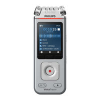 Philips Voice Tracer DVT7110/00 User Manual
