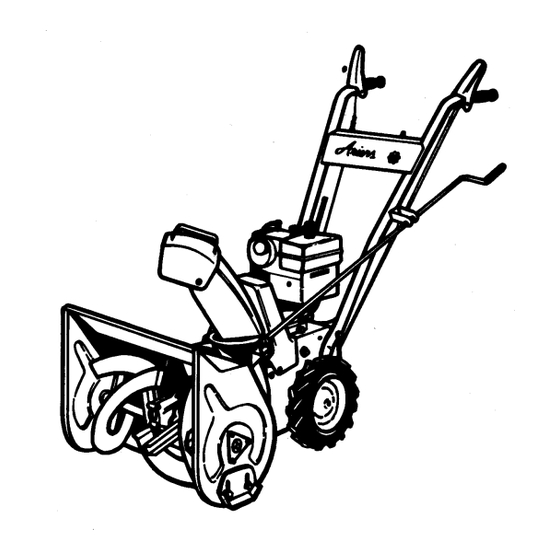 Ariens 932001 Owner's Manual