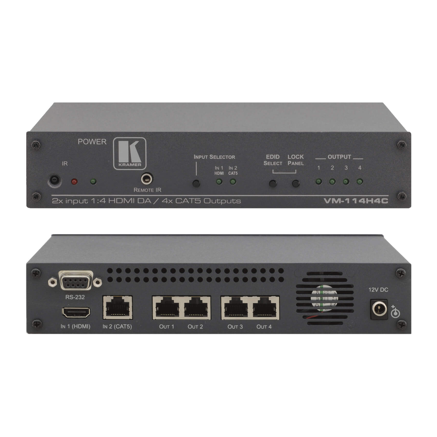 Kramer VM-1H4C User Manual