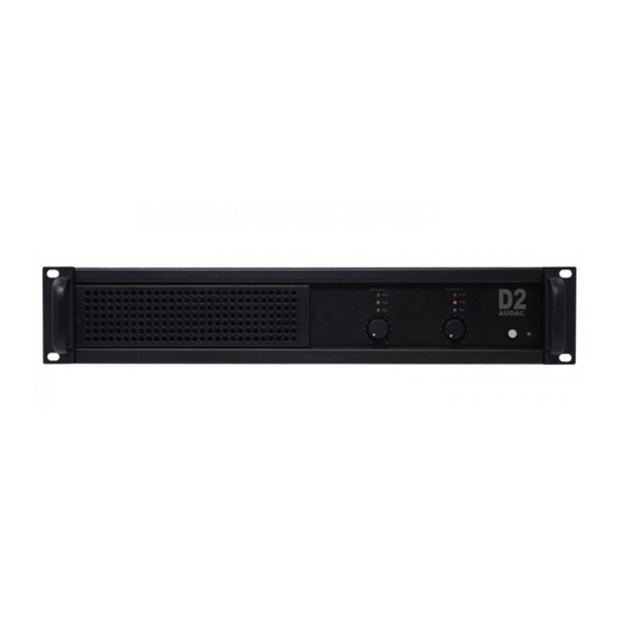 AUDAC D2 Service Manual
