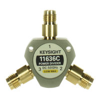 Keysight 11636C Operating And Service Manual
