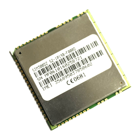 SimCom SIM300DZ Manuallines