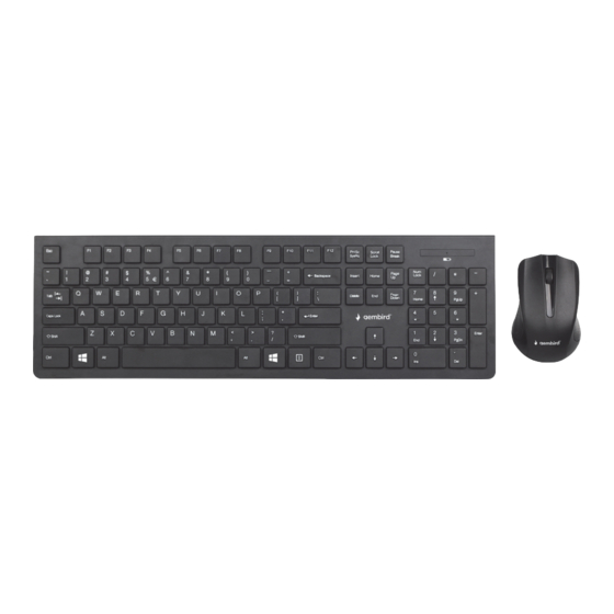 Gembird KBS-WCH-01 User Manual