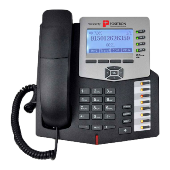 Positron IP408 Manuals