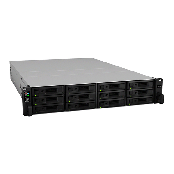 Synology RackStation RS3618xs Manuals