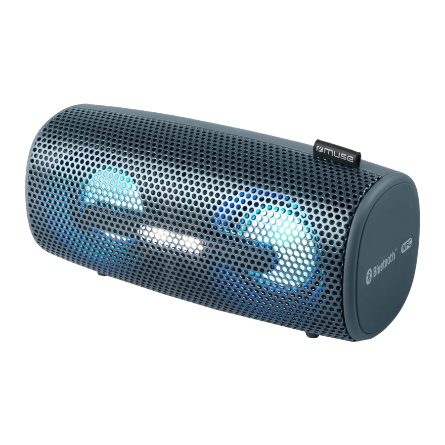 Muse M-730 DJ - Splash-Proof Portable Bluetooth Speaker Manual