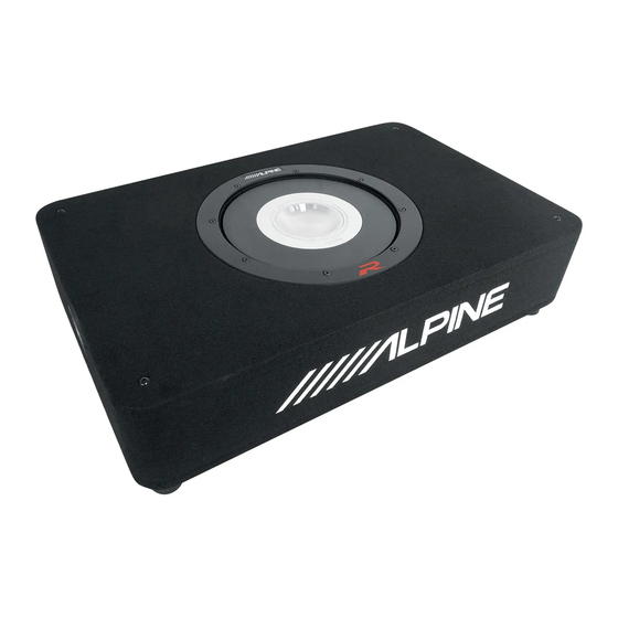 Alpine R Series Manual