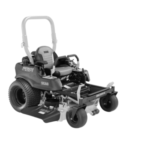 Scag Power Equipment PATRIOT SPZ-52H-22FX Operator's Manual