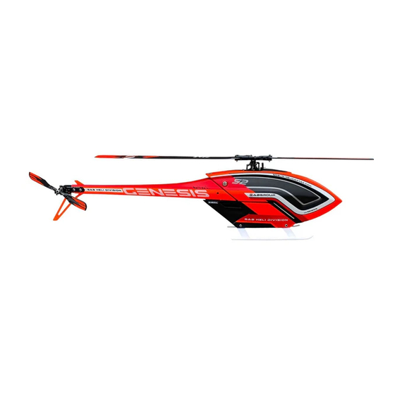 SAB Heli Division mini GENESIS 52 Manual