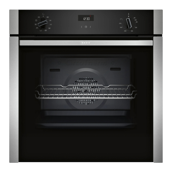 NEFF B3ACE4A 3B Series User Manual And Installation Instructions