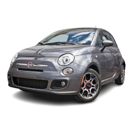 Fiat 500 Collision Awareness Manual