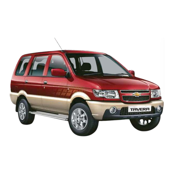 Chevrolet Tavera BS4 Owner's Manual
