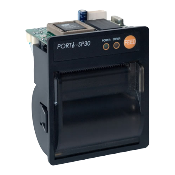 WOOSIM PORTI-SP20 Manuals