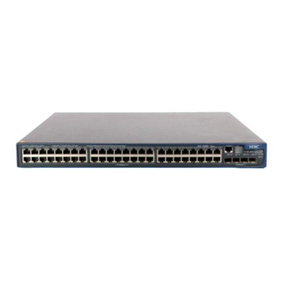 H3C S3600-28P-SI Operation Manual