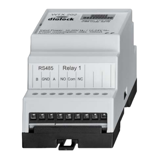 Hafele WTX 202 Installation Instructions Manual