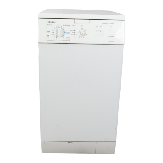 Siemens SIWAMAT XT 1050 Instruction Manual