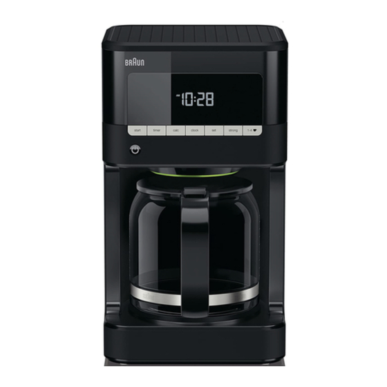 Braun KF 7020 Manual