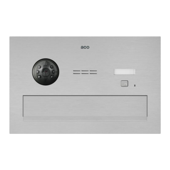 ACO COMO-PRO-POST-A1 Series Installation And User Manual