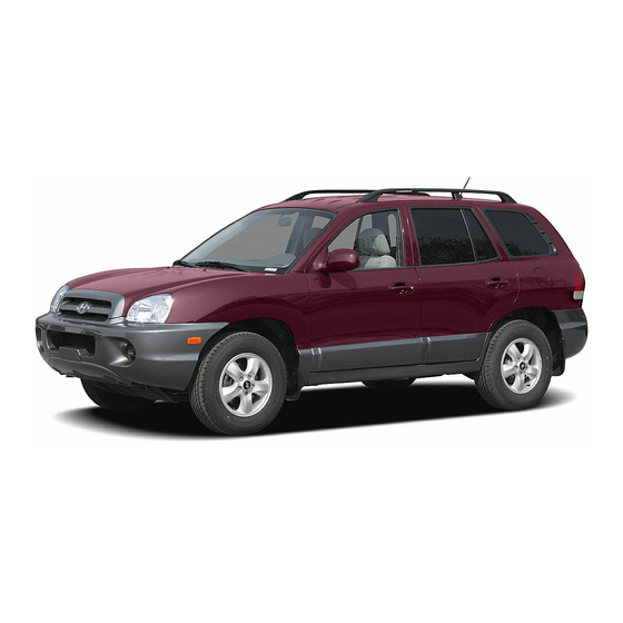 Hyundai 2005 Santa Fe Owner's Manual