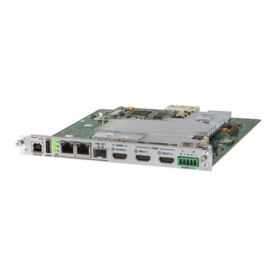 Crestron DM-NVX-350C Quick Start Manual