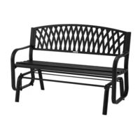 Hampton Bay FLINTRIDGE METAL GLIDER A206005000 Use And Care Manual
