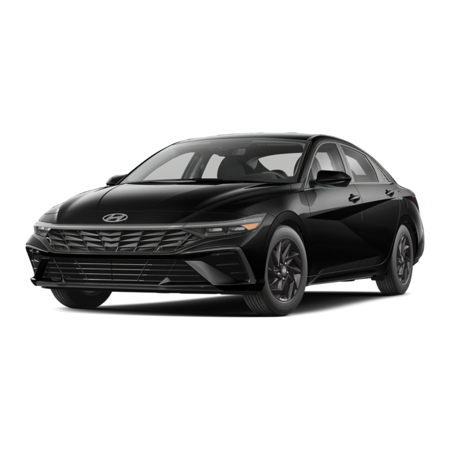 Hyundai ELANTRA hybrid 2024 Emergency Response Guide