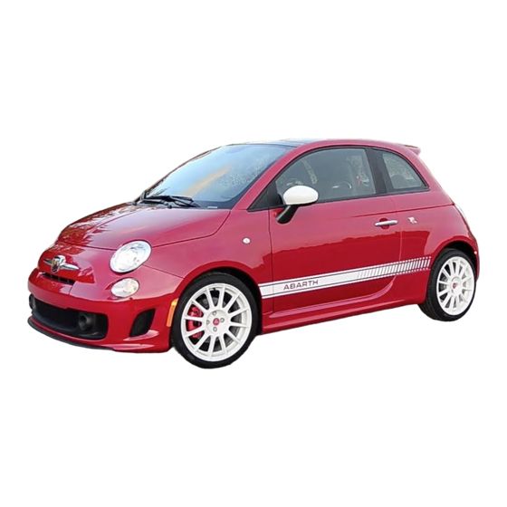 Fiat 2013 500 ABARTH Owner's Manual