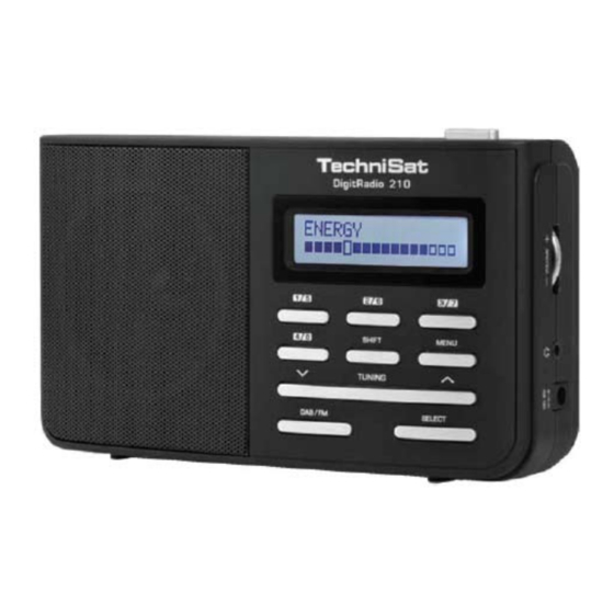 TechniSat DigitRadio 210 Manual