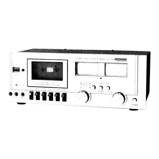 Superscope CD-314 Service Data