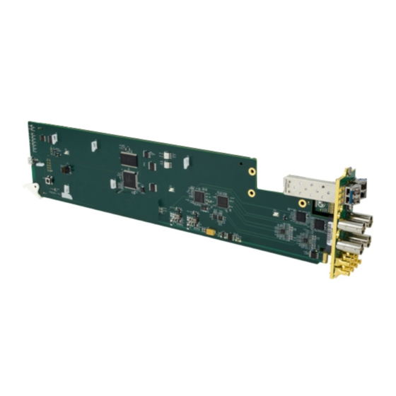 Cobalt Digital Inc 9415DA-SFP Product Manual