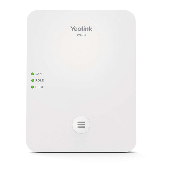 Yealink W80B Quick Steps