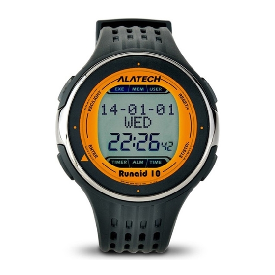 alatech Runaid 10 Quick Start Manual
