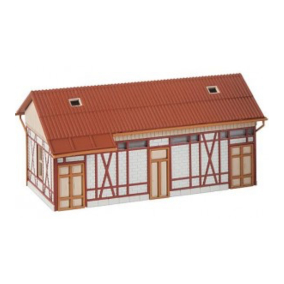 Faller Goods shed Quick Start Manual