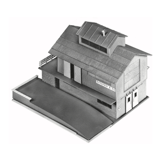 Faller GOODS SHED Quick Start Manual