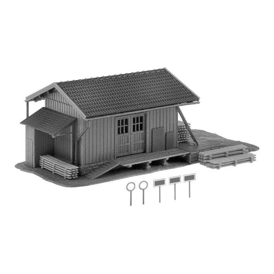 Faller GOODS SHED Manual
