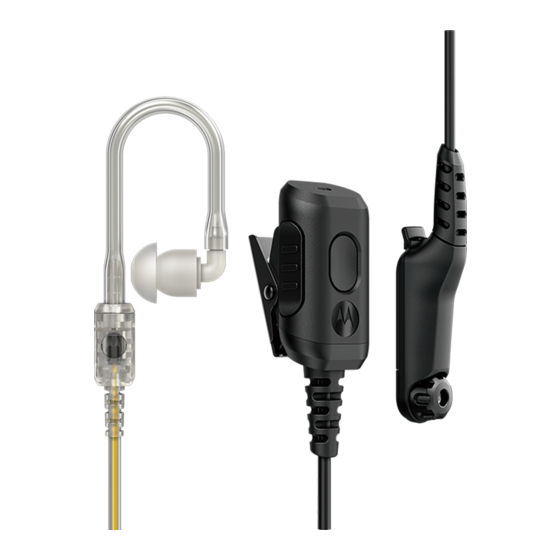 Motorola solutions PMLN8083 Quick Manual