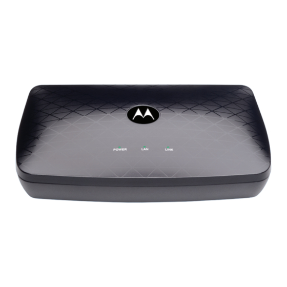 Motorola MoCA MM2025 Manuals