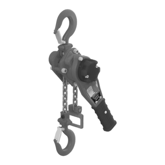 Columbus McKinnon Coffing Hoists LSB-C Series Operating, Maintenance & Parts Manual