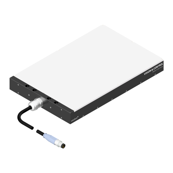 Vision & Control A-DIF-120x180-W5K7-SL Instructions For Use Manual